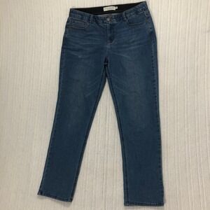 City Blues‎ Eco Friendly Denim Jeans Womens 14/32 Medium Wash Blue Stretch